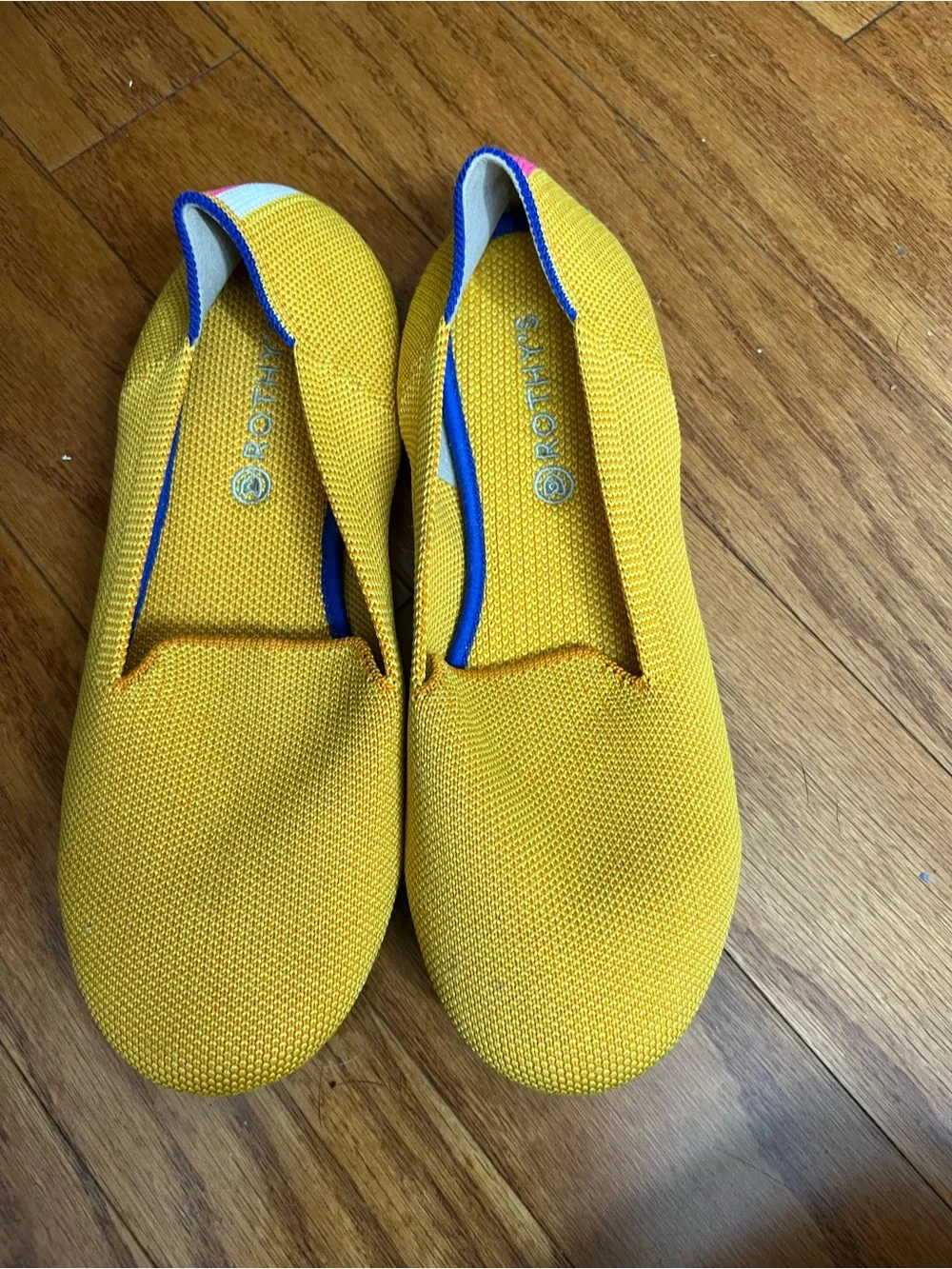 Rothy's Red Knit Girls' Ballet Flats
